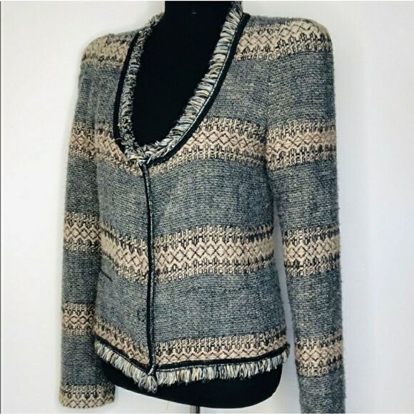 PATRIZIA PEPE 🌺Fringe Blazer - Picture 3 of 15